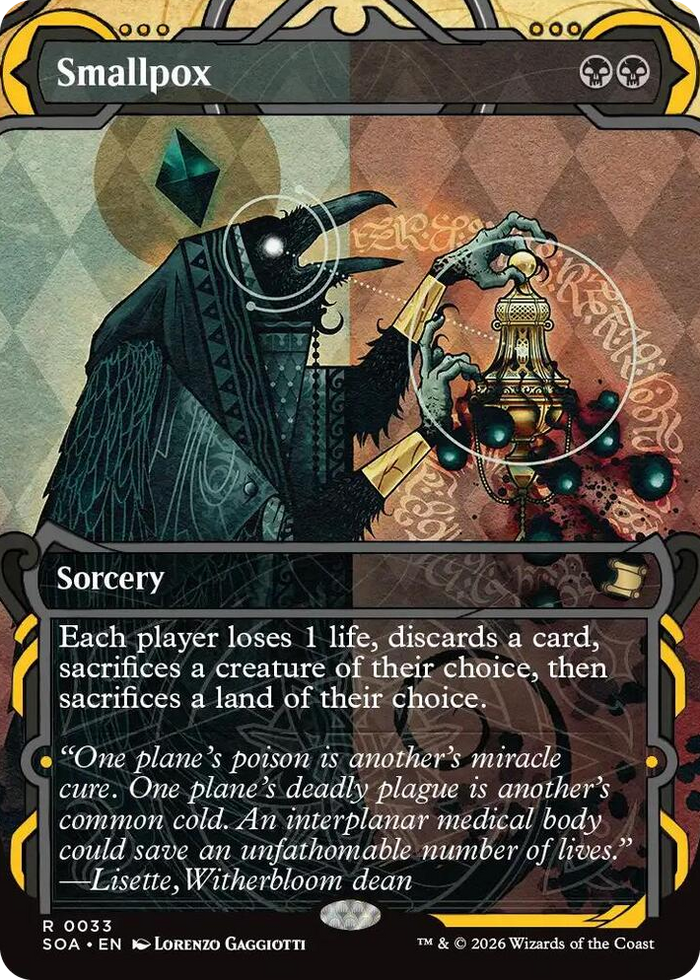 Smallpox #33 R - Secrets of Strixhaven: Mystical Archive Pokemon card