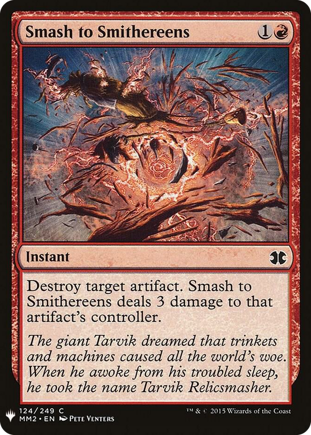 0124 Smash to Smithereens C The List Reprints