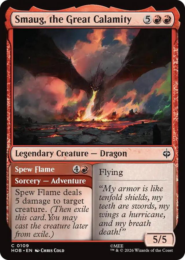 0109 Smaug, the Great Calamity C The Hobbit