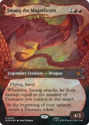 0265 Smaug the Magnificent (Showcase) (Surge Foil) M The Hobbit