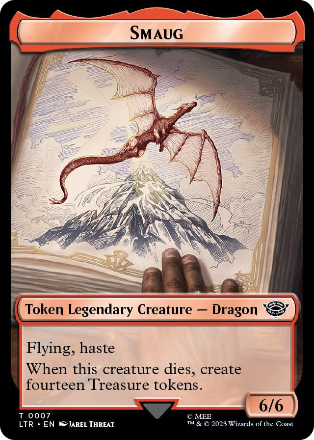 0007 Smaug Token T Universes Beyond: The Lord of the Rings: Tales of Middle-earth