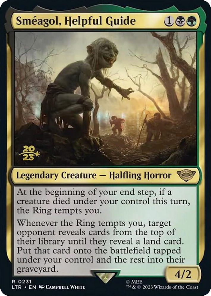 0231 Smeagol, Helpful Guide R Prerelease Cards