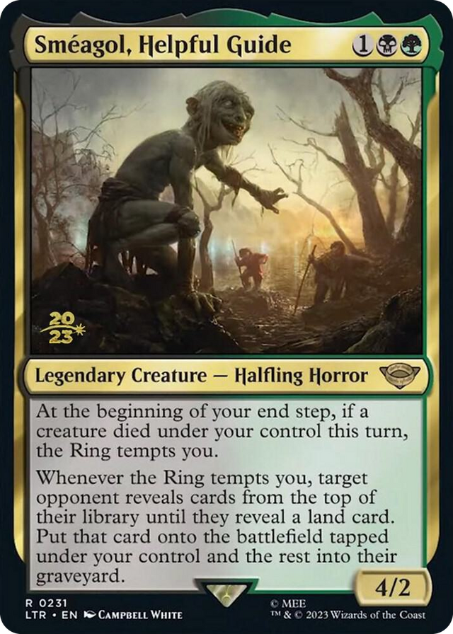 0231 Smeagol, Helpful Guide R Prerelease Cards