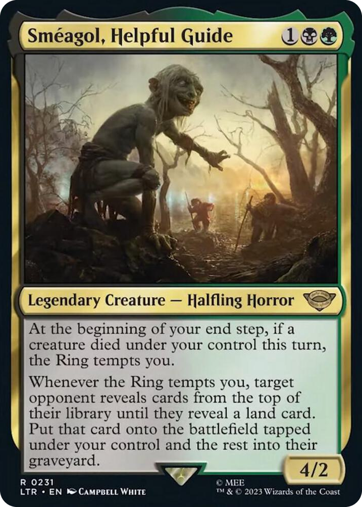 0231 Smeagol, Helpful Guide R Universes Beyond: The Lord of the Rings: Tales of Middle-earth