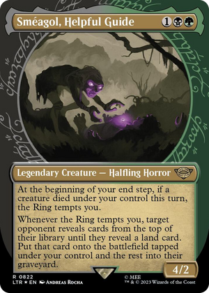 0822 Smeagol, Helpful Guide (Showcase) (Surge Foil) R Universes Beyond: The Lord of the Rings: Tales of Middle-earth