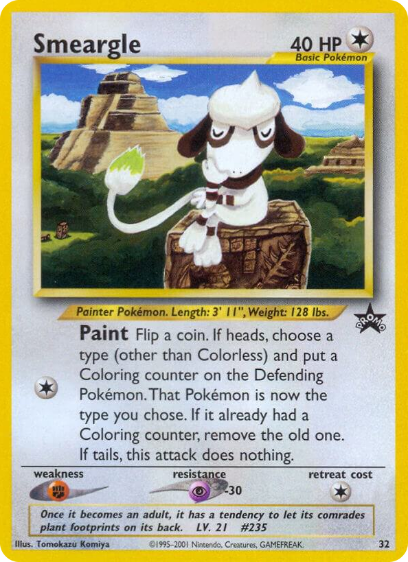 0032 Smeargle Promo WoTC Promo