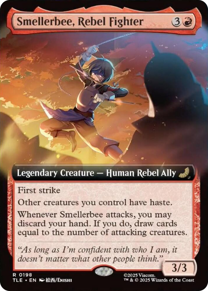 Smellerbee, Rebel Fighter (Extended Art) #198 R - The Last Airbender: Eternal-Legal Pokemon card