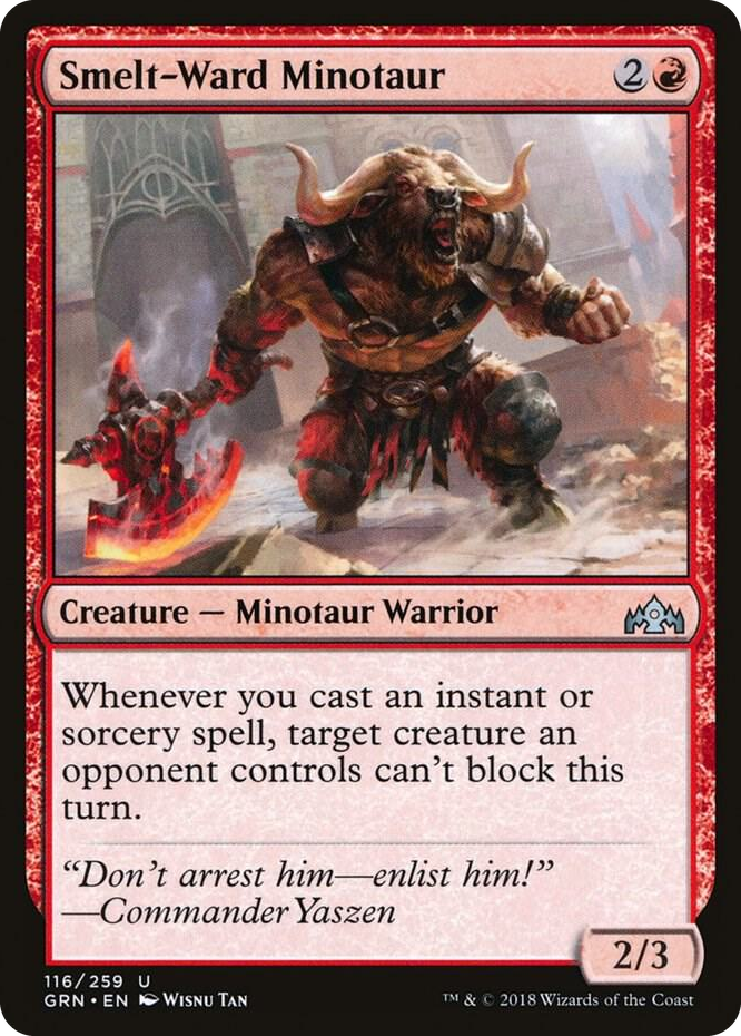 0116 Smelt-Ward Minotaur U Guilds of Ravnica