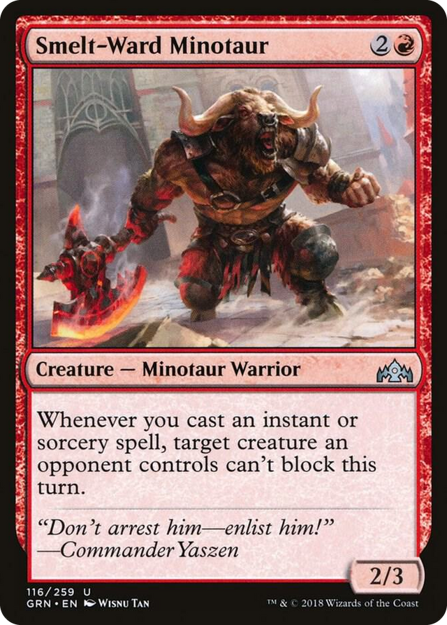 0116 Smelt-Ward Minotaur U Guilds of Ravnica