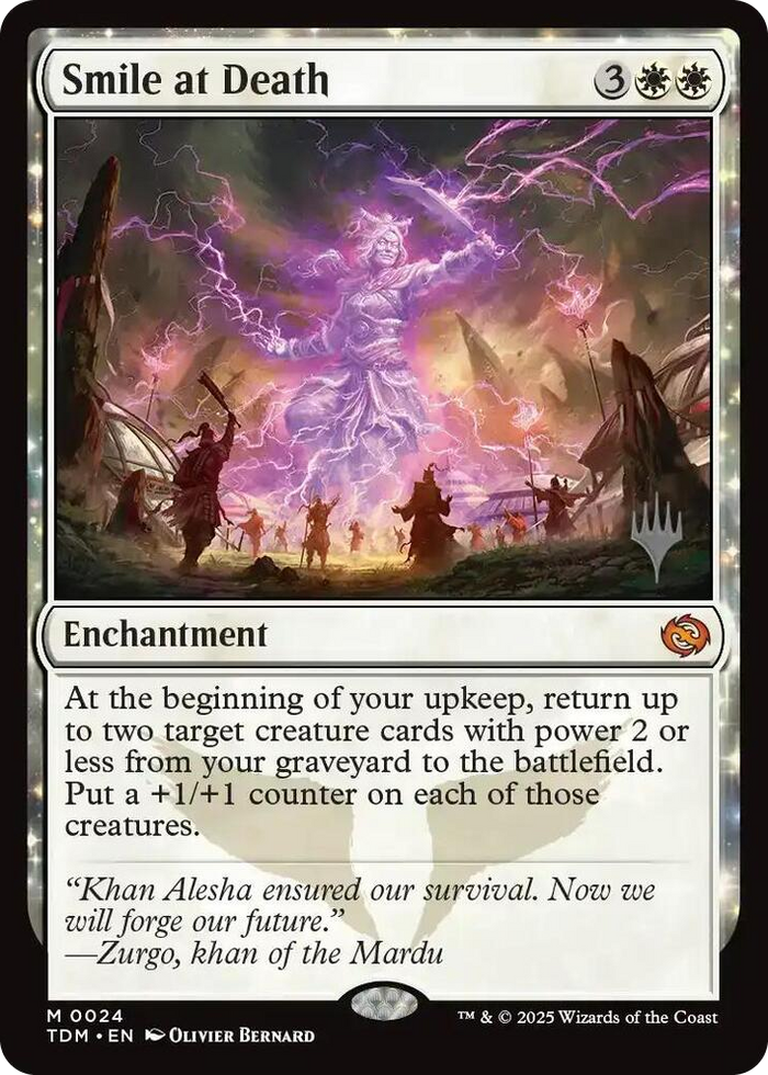 Smile at Death #24 M - Promo Pack: Tarkir: Dragonstorm Pokemon card
