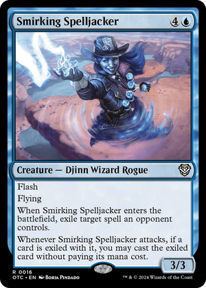 0016 Smirking Spelljacker R Commander: Outlaws of Thunder Junction