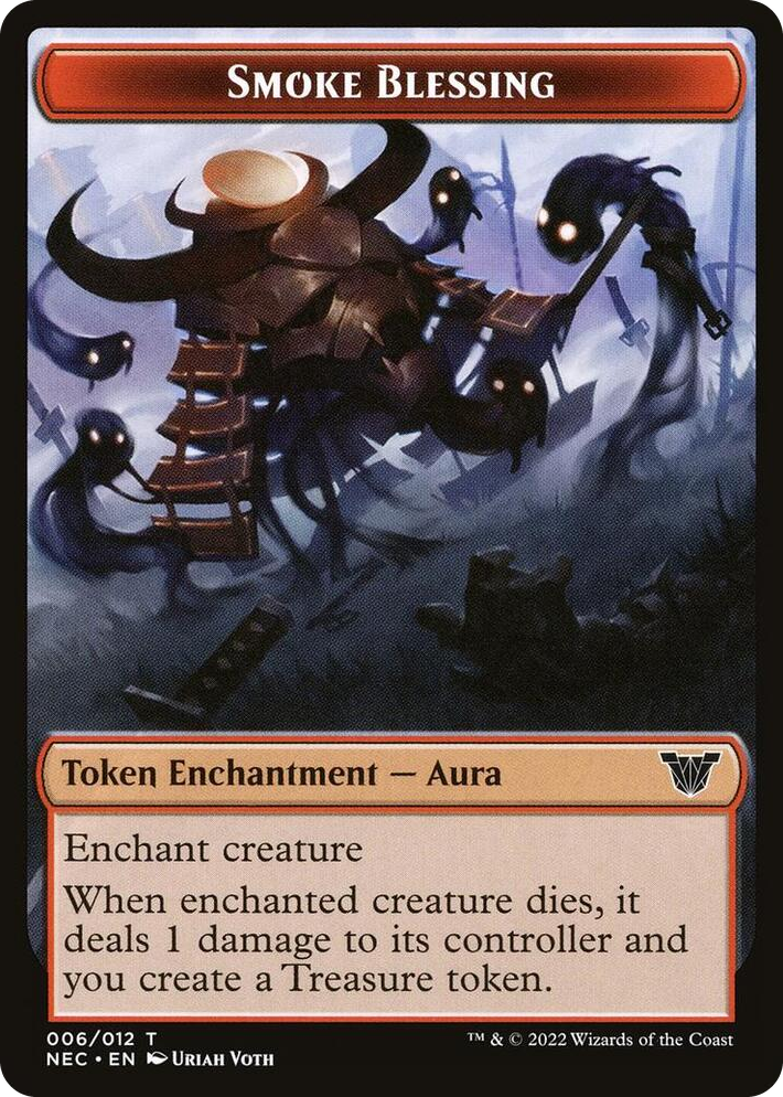 0006 Smoke Blessing // Goblin Double-sided Token T Commander: Kamigawa: Neon Dynasty