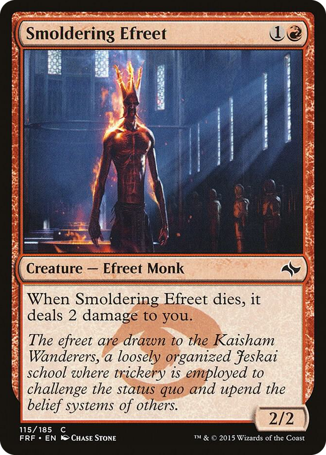 0115 Smoldering Efreet C Fate Reforged