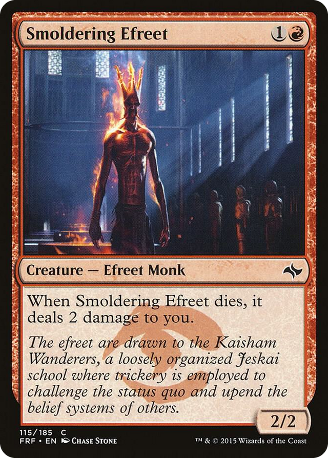 0115 Smoldering Efreet C Fate Reforged
