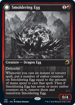 0159 Smoldering Egg R Innistrad: Double Feature