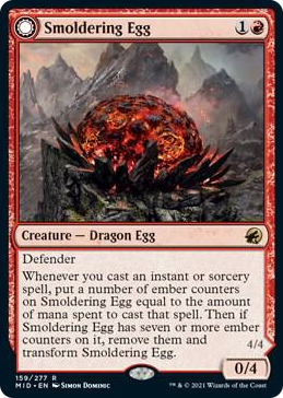 0159 Smoldering Egg R Innistrad: Midnight Hunt