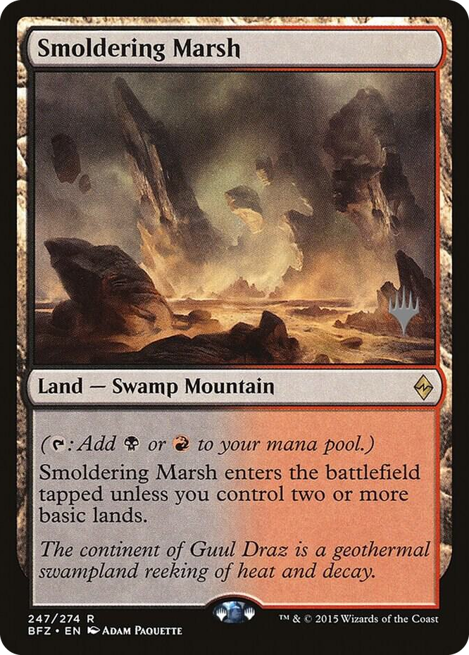 0247 Smoldering Marsh R Promo Pack: Kaldheim