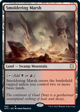 0262 Smoldering Marsh R Commander: Adventures in the Forgotten Realms