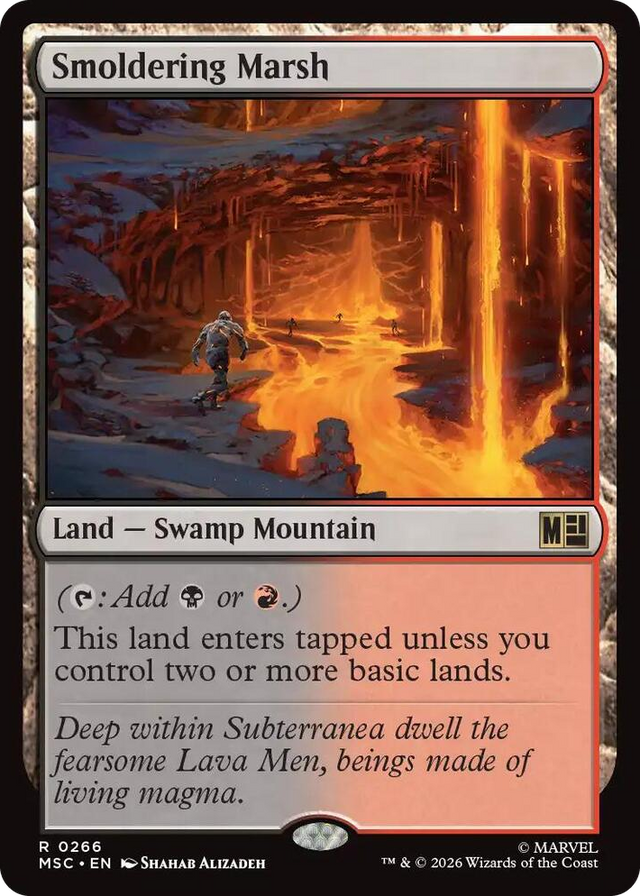 0266 Smoldering Marsh R Commander: Marvel Super Heroes