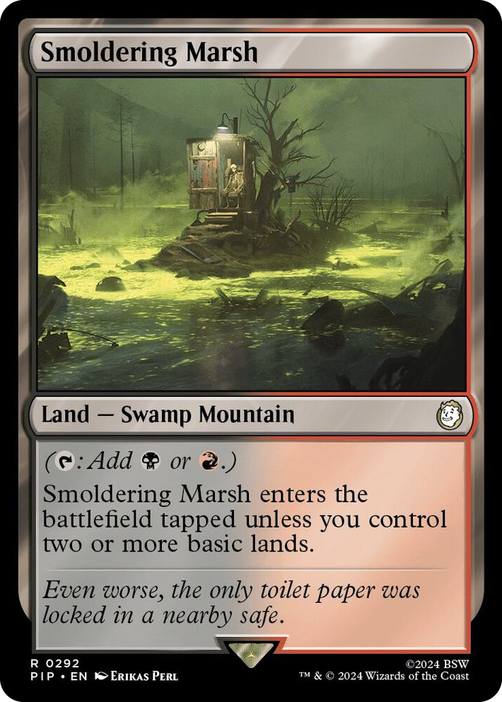 0292 Smoldering Marsh R Universes Beyond: Fallout