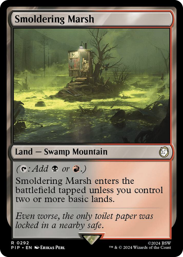 0292 Smoldering Marsh R Universes Beyond: Fallout