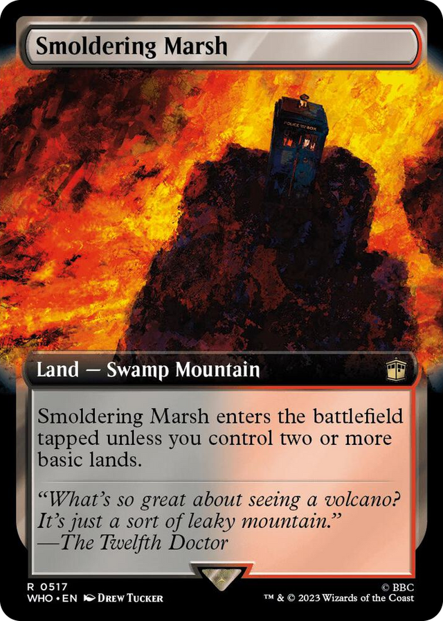 0517 Smoldering Marsh (Extended Art) R Universes Beyond: Doctor Who