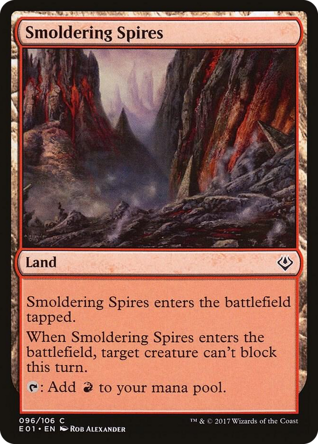 0096 Smoldering Spires C Archenemy: Nicol Bolas