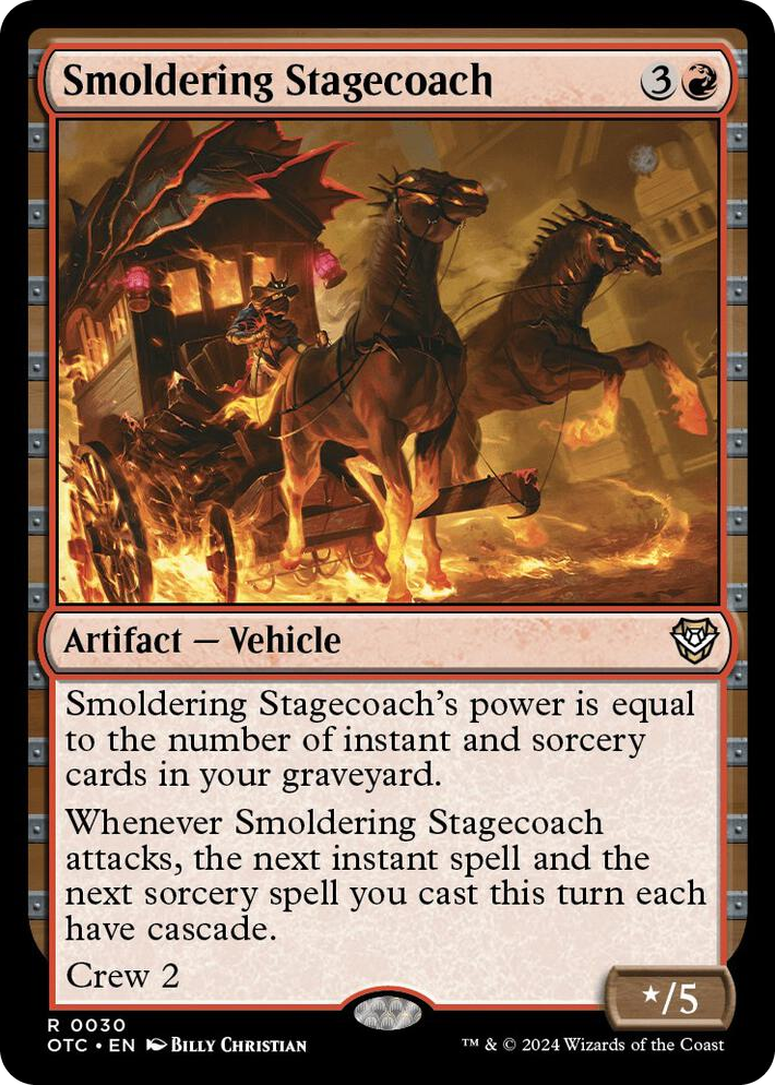 0030 Smoldering Stagecoach R Commander: Outlaws of Thunder Junction