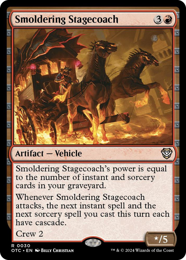 0030 Smoldering Stagecoach R Commander: Outlaws of Thunder Junction