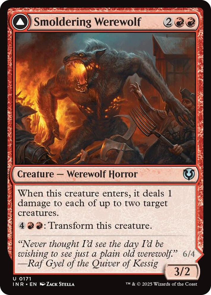 0171 Smoldering Werewolf U Innistrad Remastered