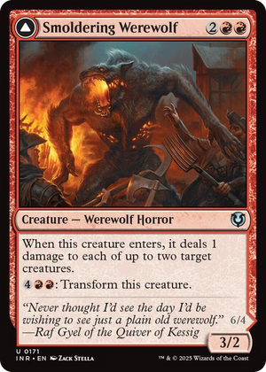 0171 Smoldering Werewolf U Innistrad Remastered