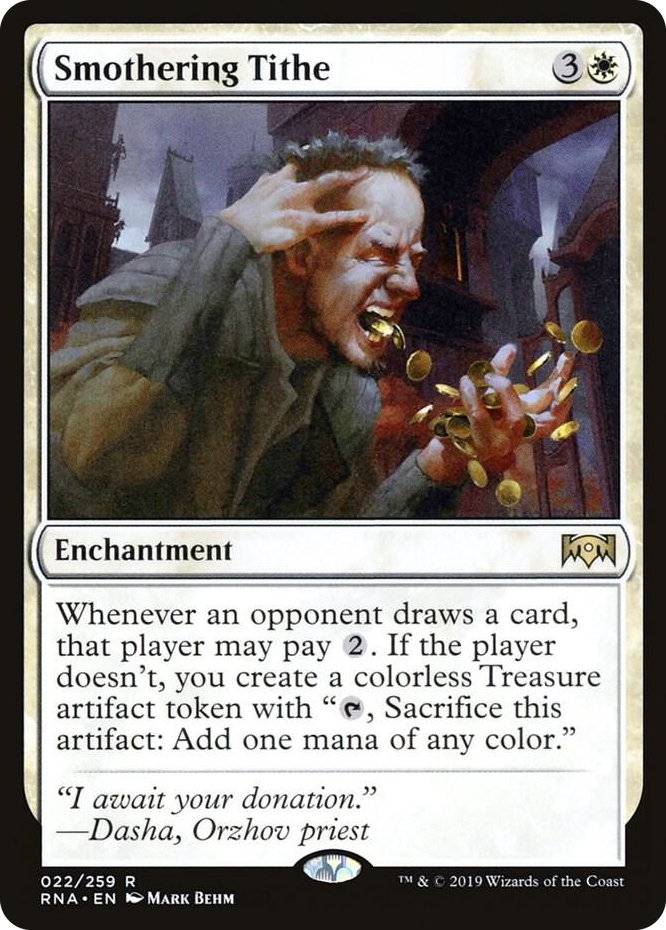 0022 Smothering Tithe R Ravnica Allegiance