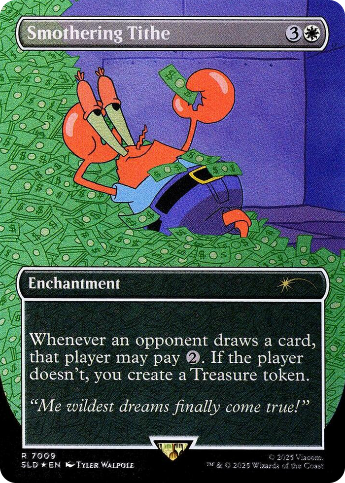 Smothering Tithe (7009) (Rainbow Foil) #7009 R - Secret Lair Drop Series Pokemon card