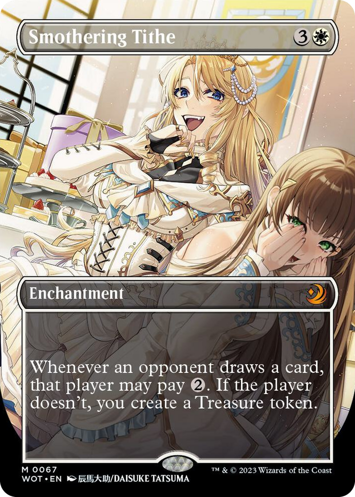 Smothering Tithe (Anime Borderless) #67 M - Wilds of Eldraine: Enchanting Tales Pokemon card