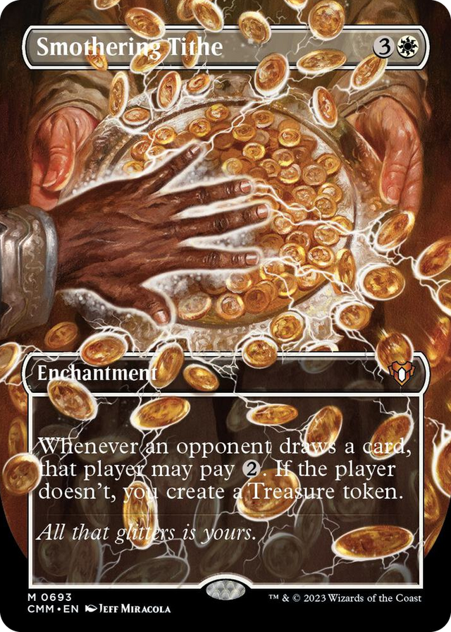 0693 Smothering Tithe (Borderless) M Commander Masters