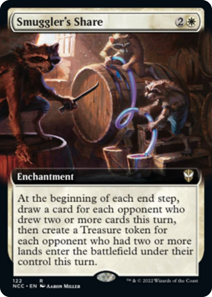 0122 Smuggler's Share (Extended Art) R Commander: Streets of New Capenna