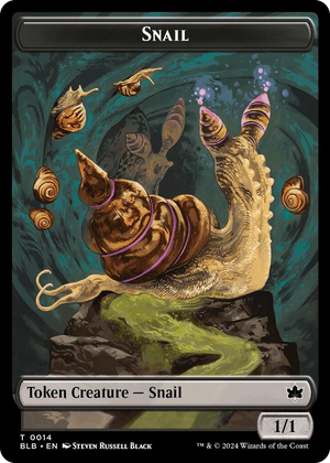 0014 Snail Token T Bloomburrow