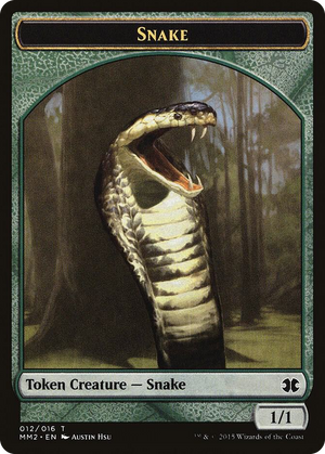 0012 Snake Token T Modern Masters 2015