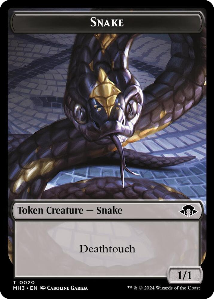 0020 Snake Token T Modern Horizons 3