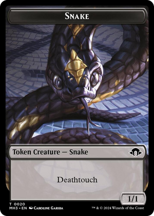 0020 Snake Token T Modern Horizons 3