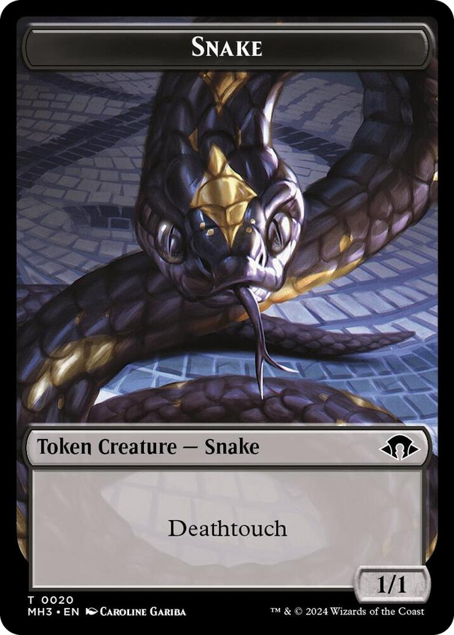 0020 Snake Token T Modern Horizons 3