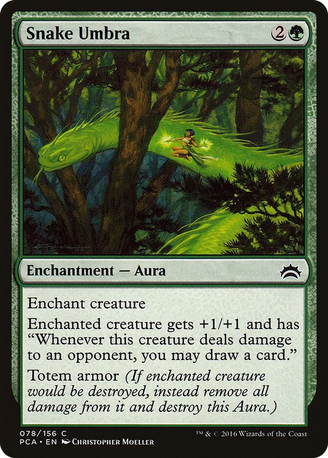 Snake Umbra #78 C - Planechase Anthology Pokemon card
