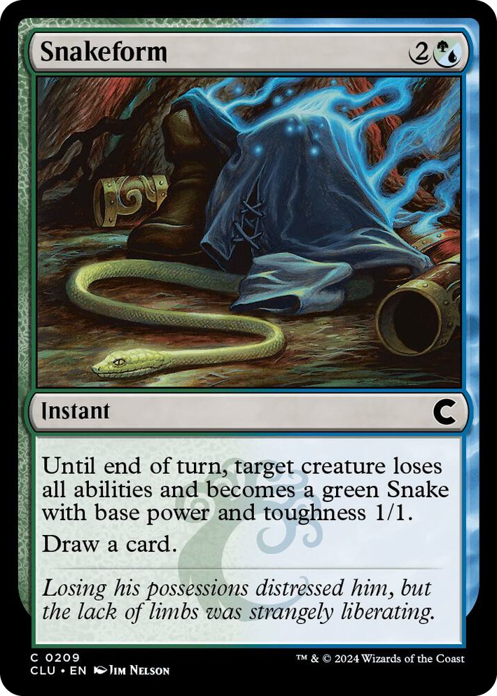 0209 Snakeform C Ravnica: Clue Edition