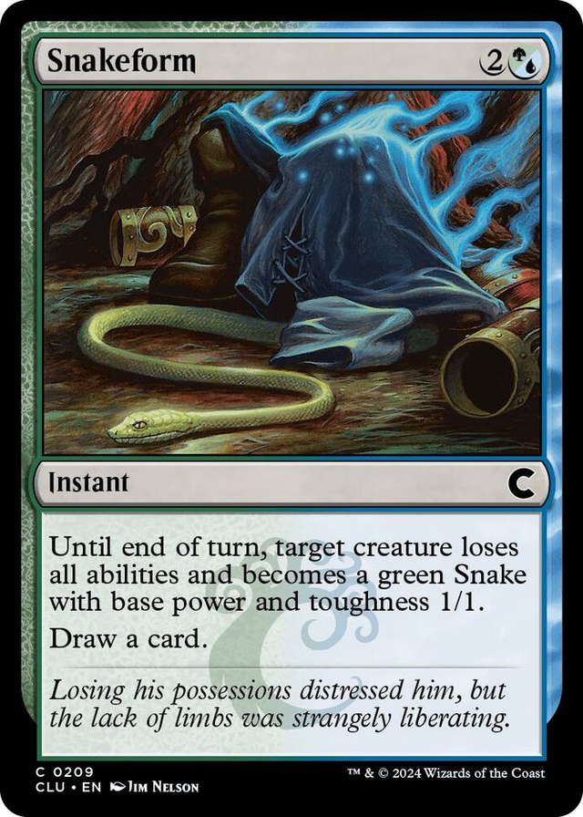 0209 Snakeform C Ravnica: Clue Edition