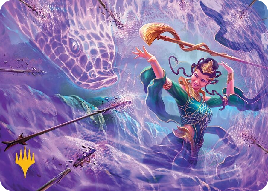 0019 Snakeskin Veil Art Card (19/54) (Gold-Stamped Planeswalker Symbol) S Art Series: Tarkir: Dragonstorm