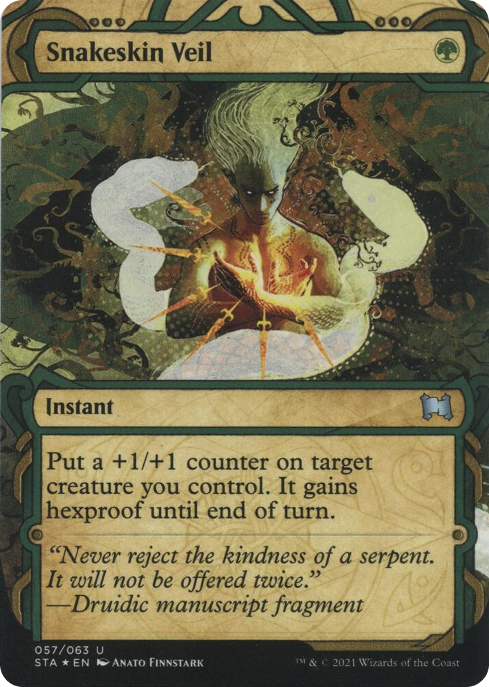 0057 Snakeskin Veil (Foil Etched) U Strixhaven: Mystical Archive