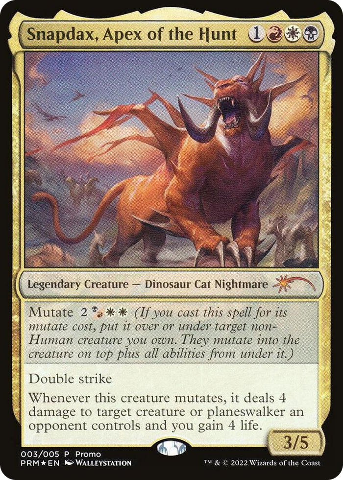 Snapdax, Apex of the Hunt (2022 Lunar New Year Promo) #3 P - Unique and Miscellaneous Promos Pokemon card