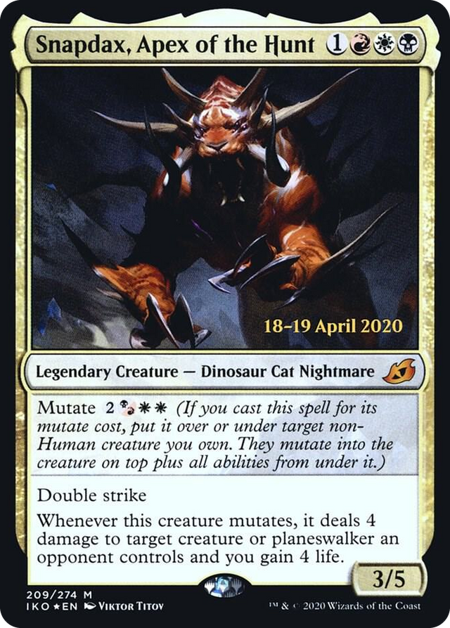 0209 Snapdax, Apex of the Hunt M Prerelease Cards