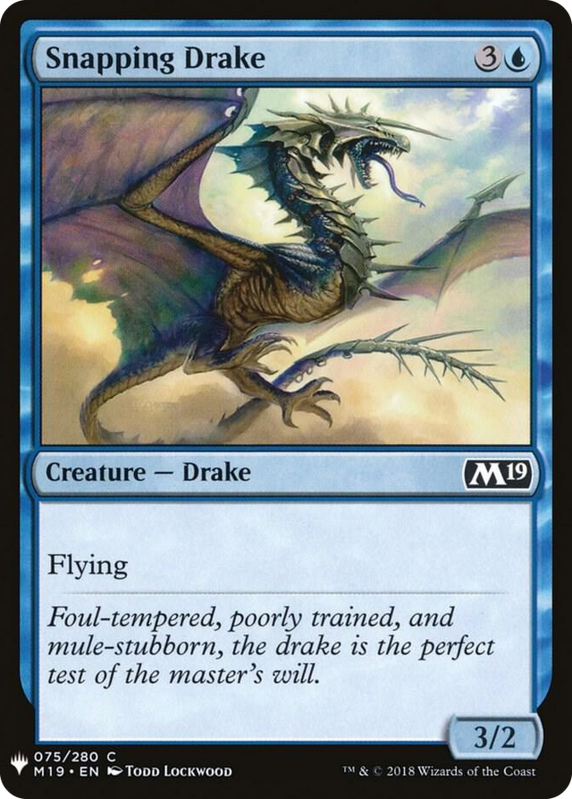 0075 Snapping Drake C The List Reprints
