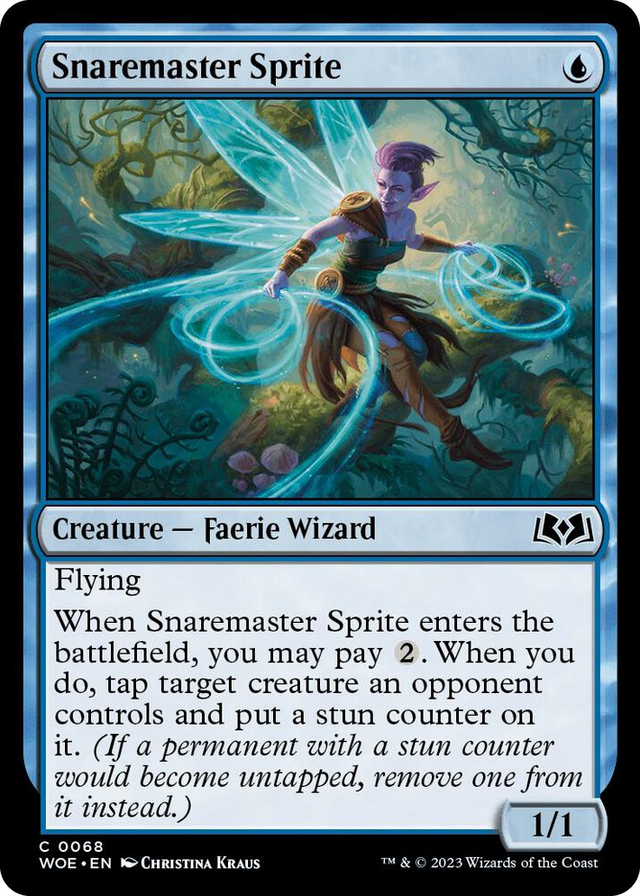 0068 Snaremaster Sprite C Wilds of Eldraine
